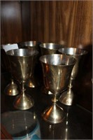 Brass Goblets (lot of 6)
