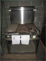 36" Gas Range With 4-Burners & Griddle