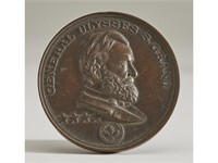 Tiffany Bronze Medal General Ulysses S. Grant