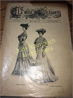 1905 La Moda Elegante magazine