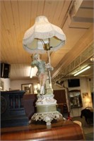 Capidomonte style Lamp AS IS