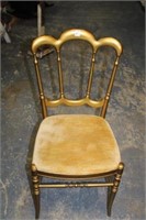 Gold French Side Chair