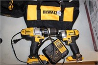 20v Dewalt Hammer & Drill DCD985 & DCF885