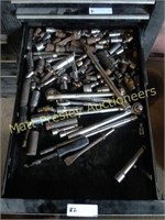 LOT OF SOCKETS, SOCKET WRENCHES AND MISC.