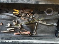 LOT OF MISC. TOOLS IN FIFTH DRAWER OF TOOL