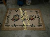 40 x 58 fruit themed area rug