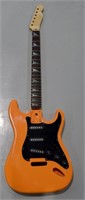 Electric Guitar Body & Neck (Orange)