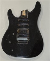 Electric Guitar Body Black