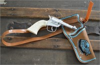 Vintage Toy Cap Gun with Holster