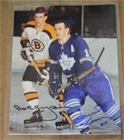 Authentic Signed Orr & Keon 8 x 10 Photo