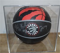 Authentic Raptors Signed Basketball