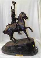 Frederic Remington Bronze Sculpture, Scalp