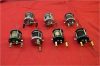 (7) fishing reels