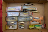 (1) Flat of 17 Rapala Lures