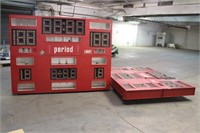 (2) SCOREBOARDS WITH CONTROL, WORKS PER SELLER