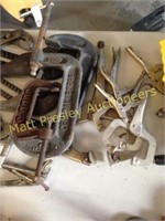 LOT OF C CLAMPS