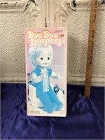 Vintage Bye Bye Diapers Baby Doll