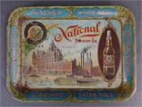 1910 National Brewery Co. St. Louis MO. Tin Tray