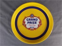 Grand Prize Pale Dry Beer Yellow Serving Tray