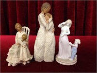 3 Mother and Daughter Figures