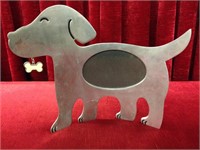 Metal Dog Picture Frame