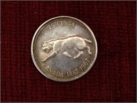1967 Canada 25¢ Coin