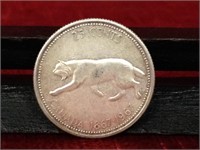 1967 Canada 25¢ Silver Coin