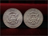 2 -1967 USA Kennedy 50¢ Silver Coin