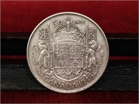 1945 Canada 50¢ Silver Coin