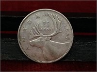 1947ML Canada 25¢ Silver Coin