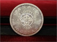 1964 Canada One Dollar Silver Coin