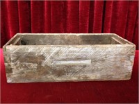 Vintage Wood Tote Box