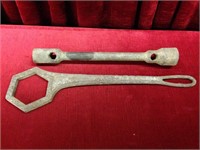 2 Vintage Buggy Wrenches
