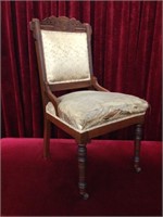 Antique Eastlake Parlor / Dressing Chair c.1920s