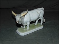 Herend Porcelain Figurine. Bull