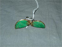 Jadeite Leaf Earrings