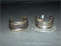 (2) Sterling Silver Bracelets.