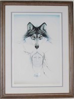 Marie Buchfink Wolf Spirit lithograph  295/500