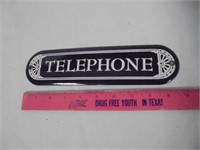 Metal Telephone Sign
