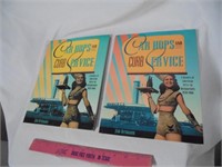 Car Hops & Curb Service Books, Set of 2