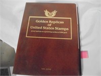 Golden Replicas of United State Stamps