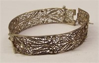 Sterling Silver Filigree Bracelet