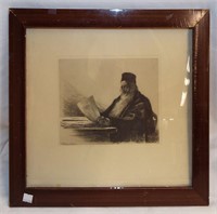 Framed Engraving, Celius  A 1909