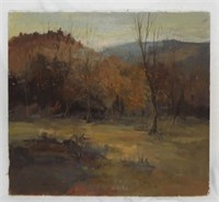 Artist Signed And Dated Oil On Canvas Landscape