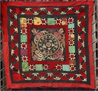 Antique Uzbek textile approx 100 yrs old