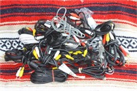 Box Of Audio & Video Cables - Approx. 25 Count