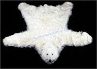 Excellent Large Polar Bear Taxidermy Rug Mount