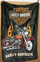 Harley Davidson Motorcycles Blanket