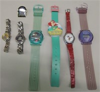 6 - Assorted Disney Watches - Some Vintage