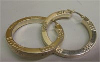 Pair of earrings marked "JCM 925"